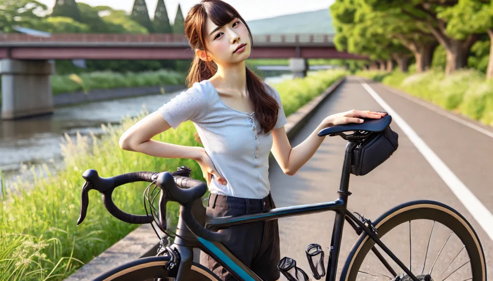ロードバイクが適正身長より大きいときの注意点