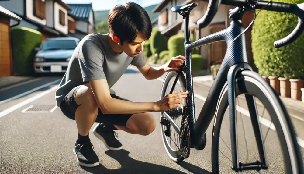 カーボン製ロードバイクに傷！補修に関する正しい知識と対処法