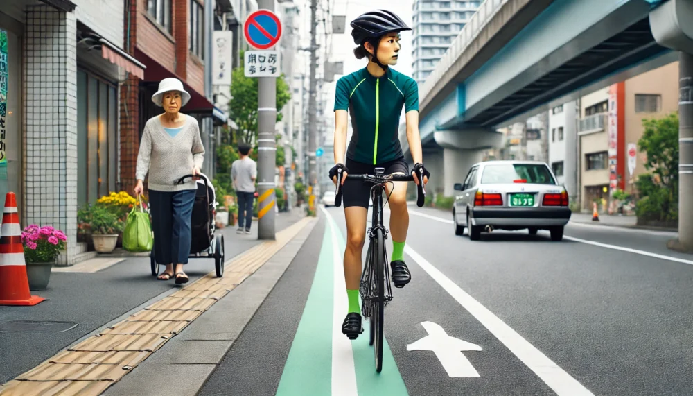 歩道は危ない?正しい走行位置