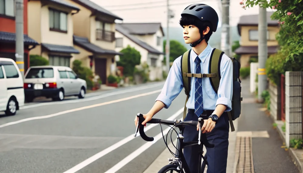 通学でロードバイク使用時の注意点