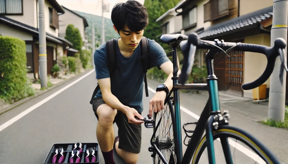 ロードバイクのサドル高さの調整術