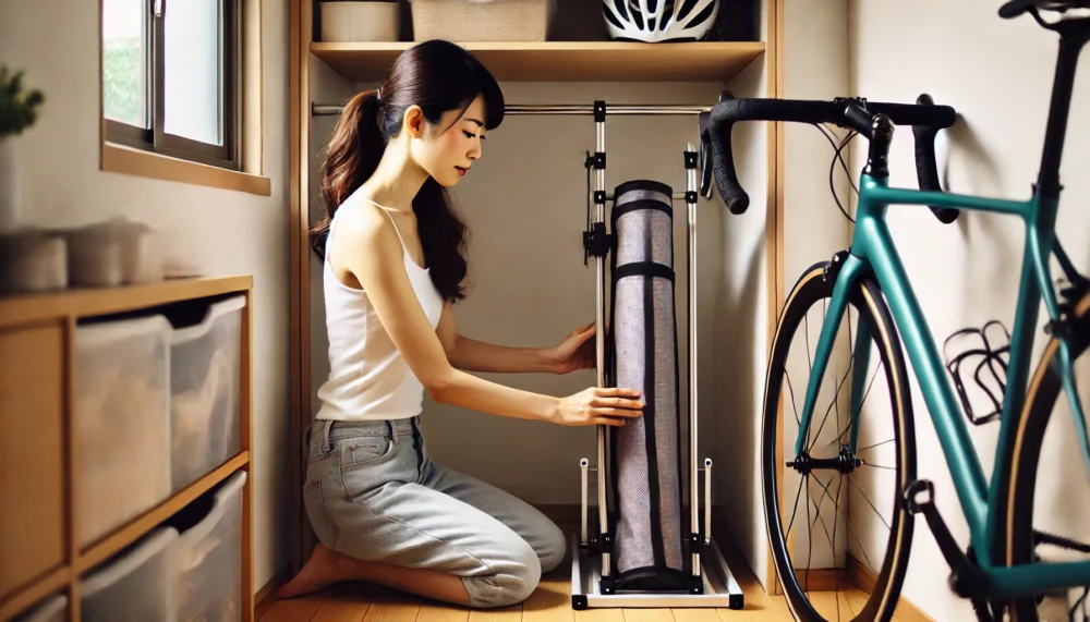 自宅で整備!スタンドの使い方と収納術
