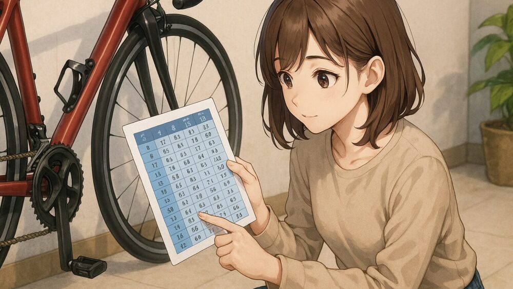 空気圧表を使って簡単に調整する方法