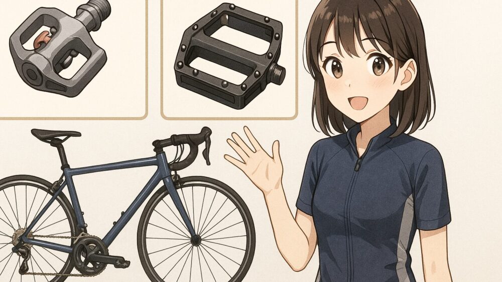 ビンディングペダルと比較したい方へ
