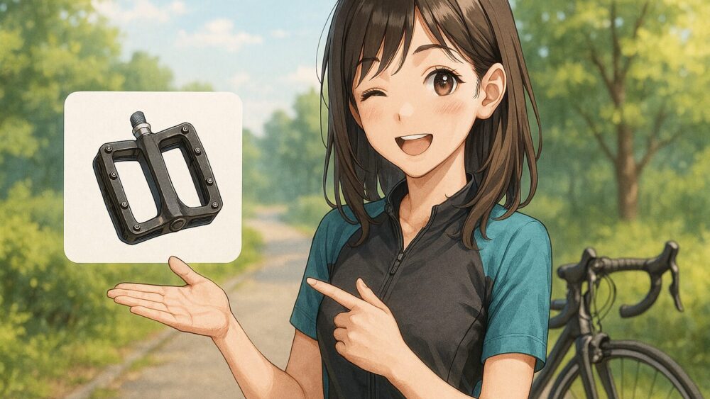 フラットペダルの選び方ポイント