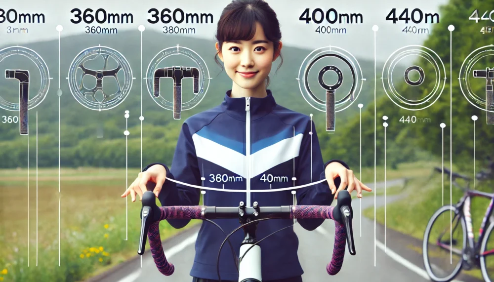 ハンドル幅360mm・380mm・400mm・440mmの使い分け
