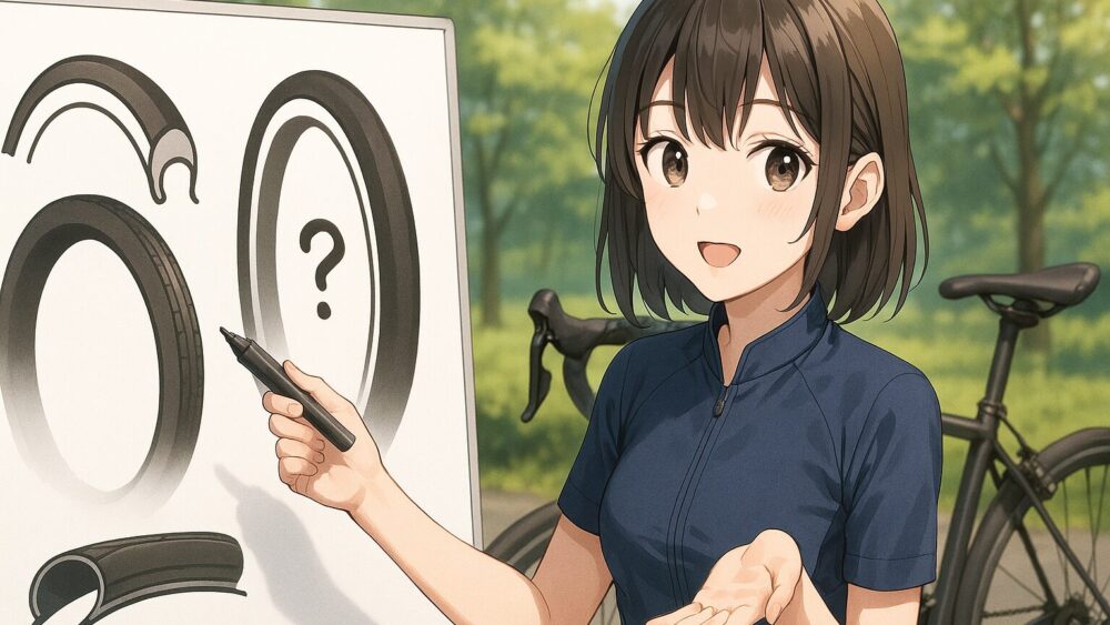 クリンチャー?チューブレス?タイヤの種類と特徴