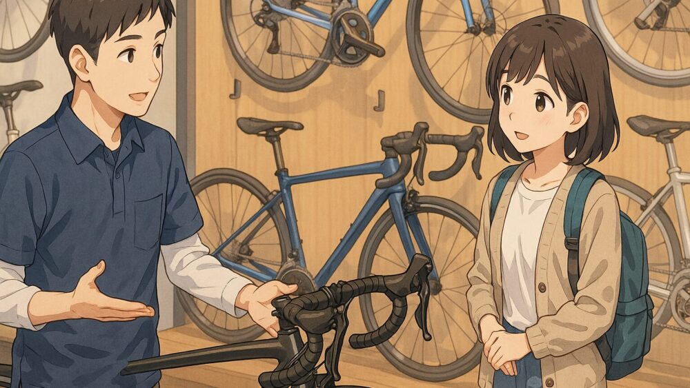 女性用ロードバイク選びの重要ポイント