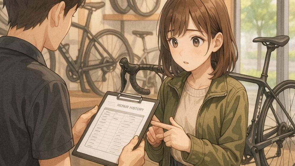 中古ロードバイク購入時に確認すべきポイント