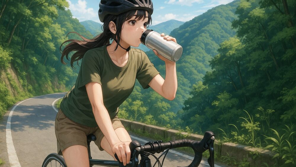 保冷ボトルの魅力と真夏ライドでの効果