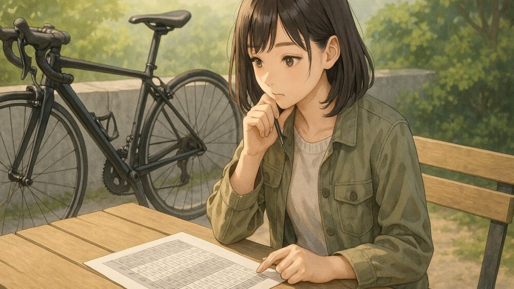 初心者でも使いやすいギア比表の見方