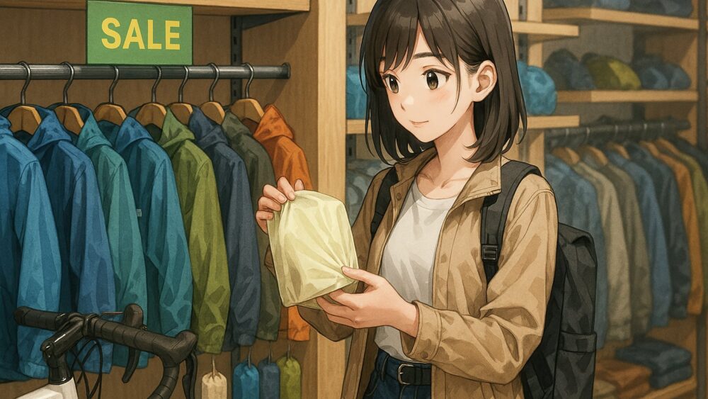 コンパクト収納が可能な雨具のメリット