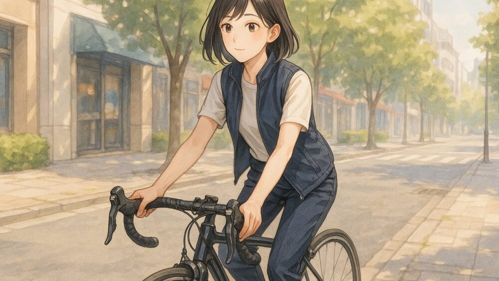 ロードバイクに似合うオシャレな組み合わせ例