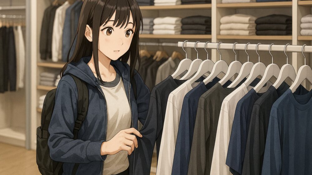 ユニクロで揃える街乗りファッション