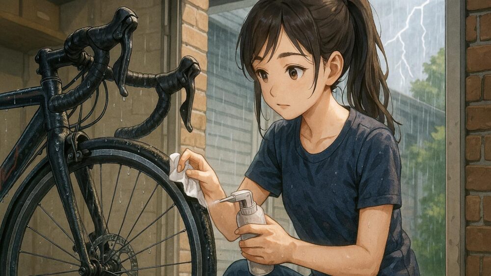 雨の後のメンテナンスで行う洗浄手順