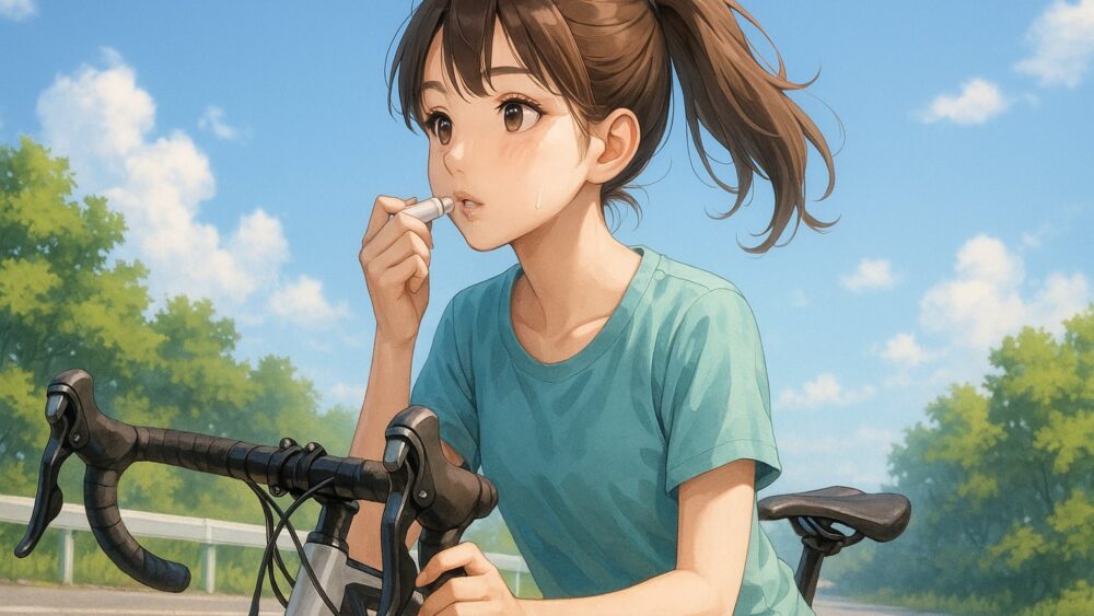 女性サイクリストに適した日焼け防止アイテム