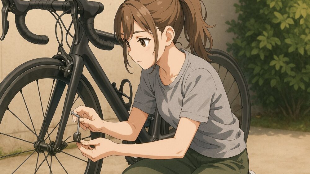 リムブレーキの交換を安全に行う手順