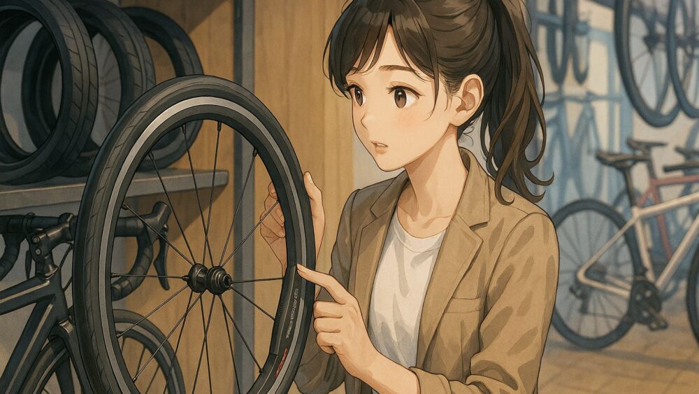 フレームやタイヤとの適合に関する注意点