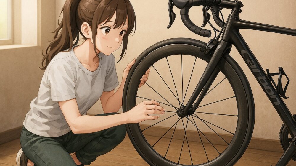 ロードバイクの具体的なホイール交換手順と注意点