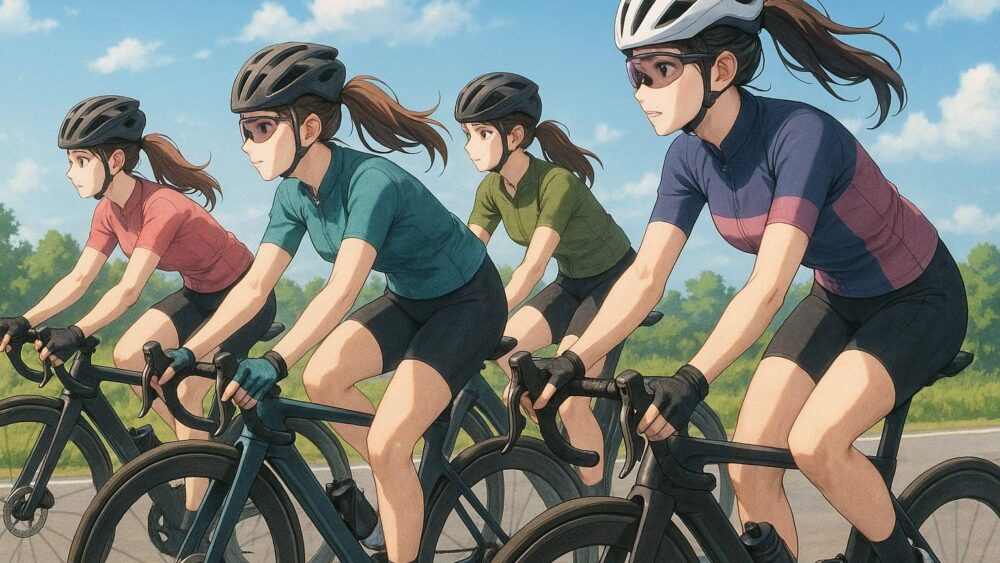 ロードバイクとの違いを形状と性能で比較