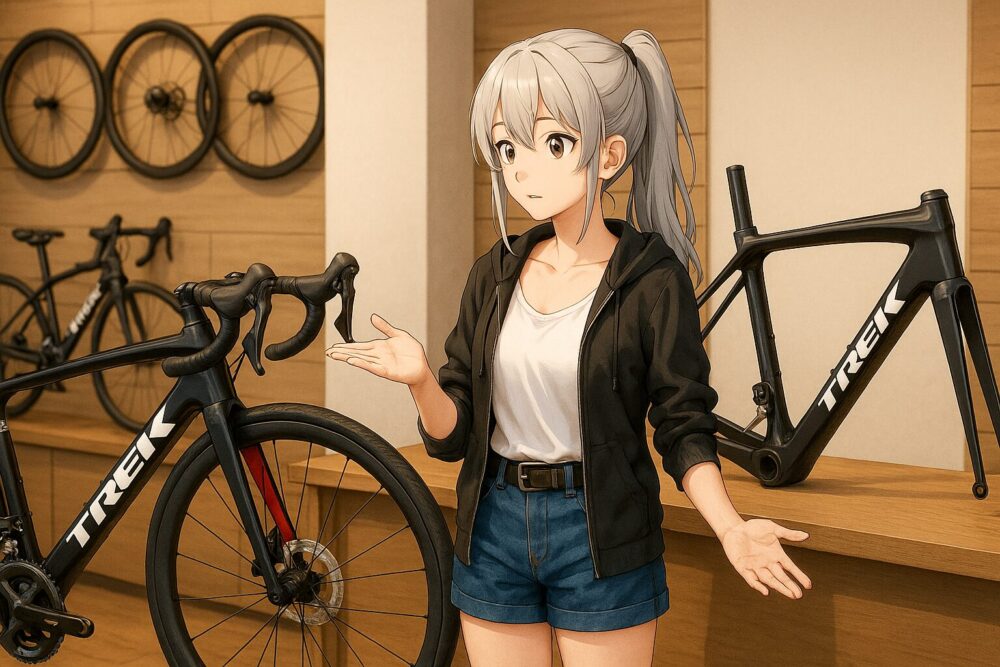 完成車とフレームセット比較