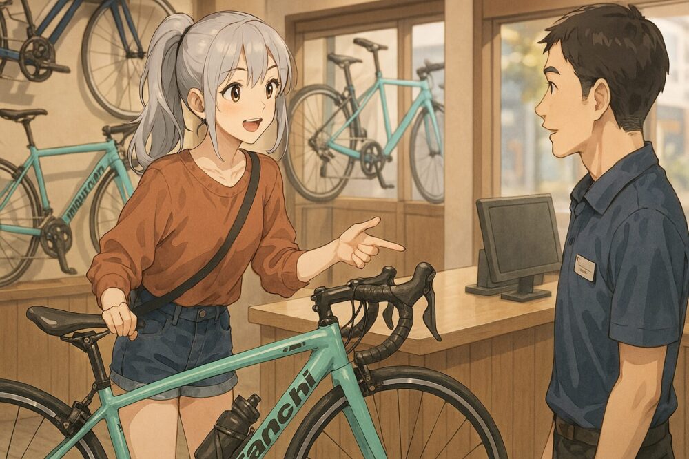 あさひやワイズロードで依頼