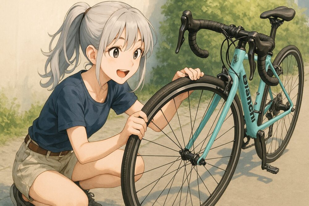 ビアンキのタイヤ交換費用と工賃