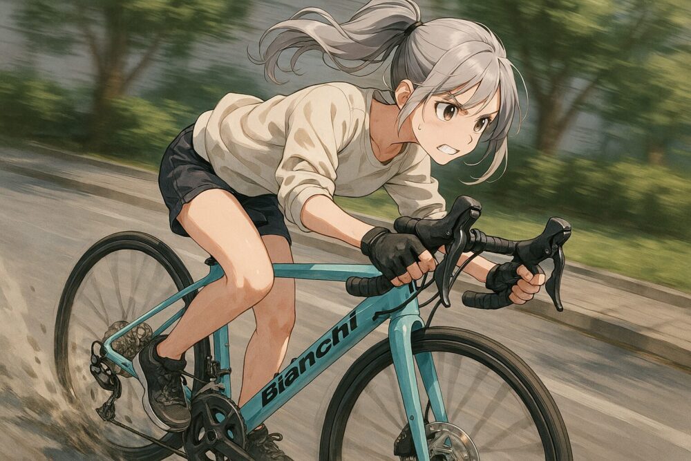 ディスク搭載車の制動力