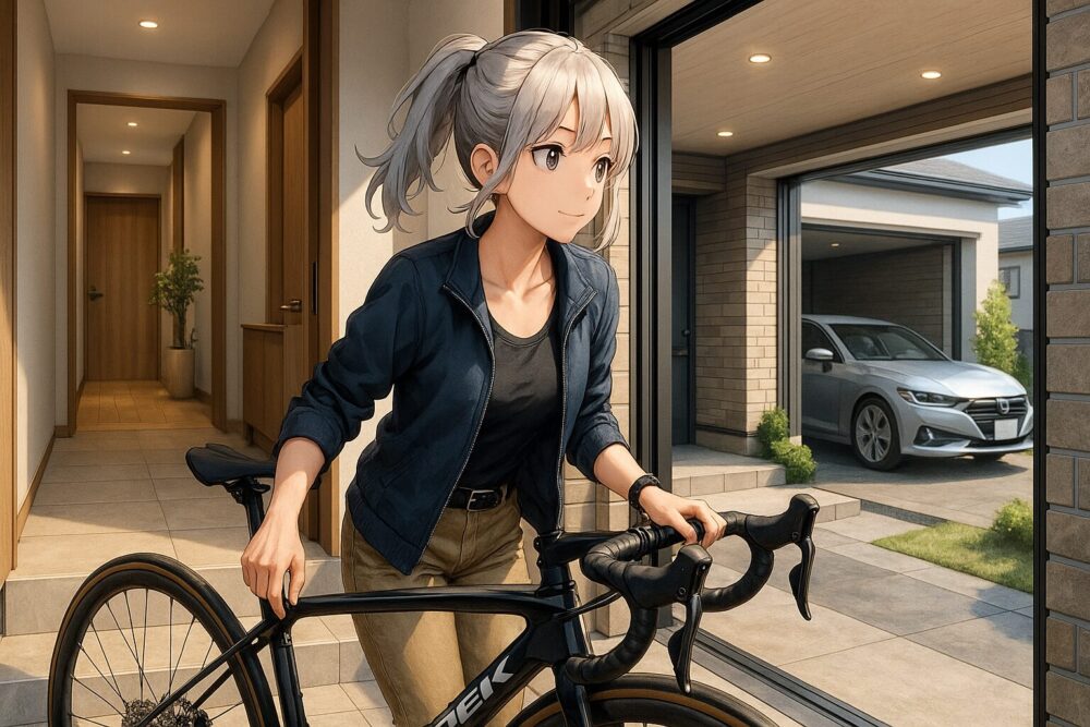 ビルトインガレージとインナーガレージの動線設計