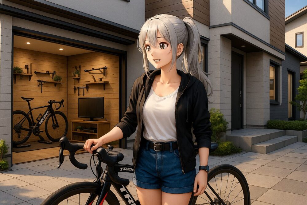 積水ハウスで叶えるロードバイクのトレーニングスペース