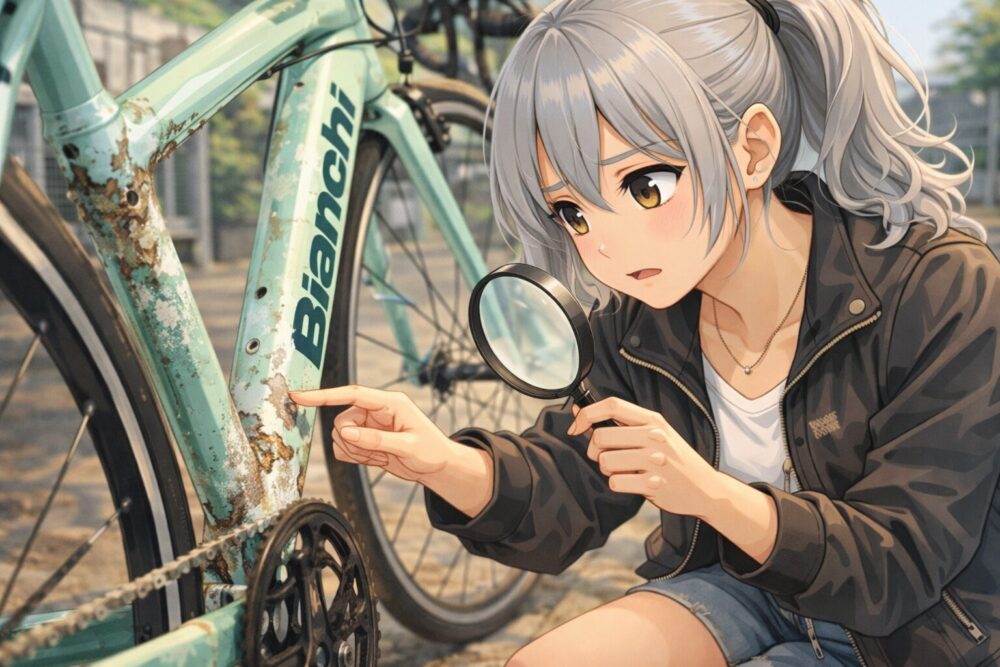 アルミフレームの寿命や白錆の判別ポイント