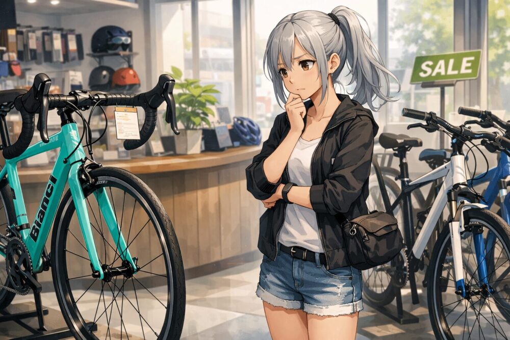 ビアンキのロードバイクが10万円以上の時の代替案