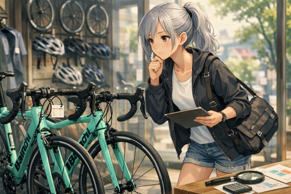 ビアンキのロードバイクの型落ちを賢く選ぶコツ