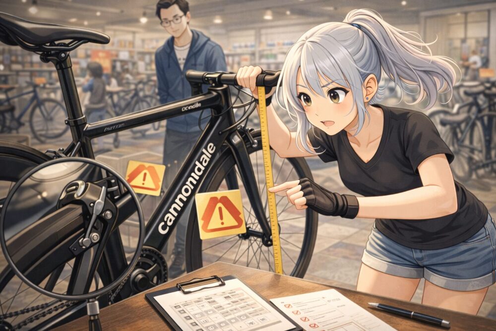 購入前に確認すべきサイズ選びと車体品質の注意点