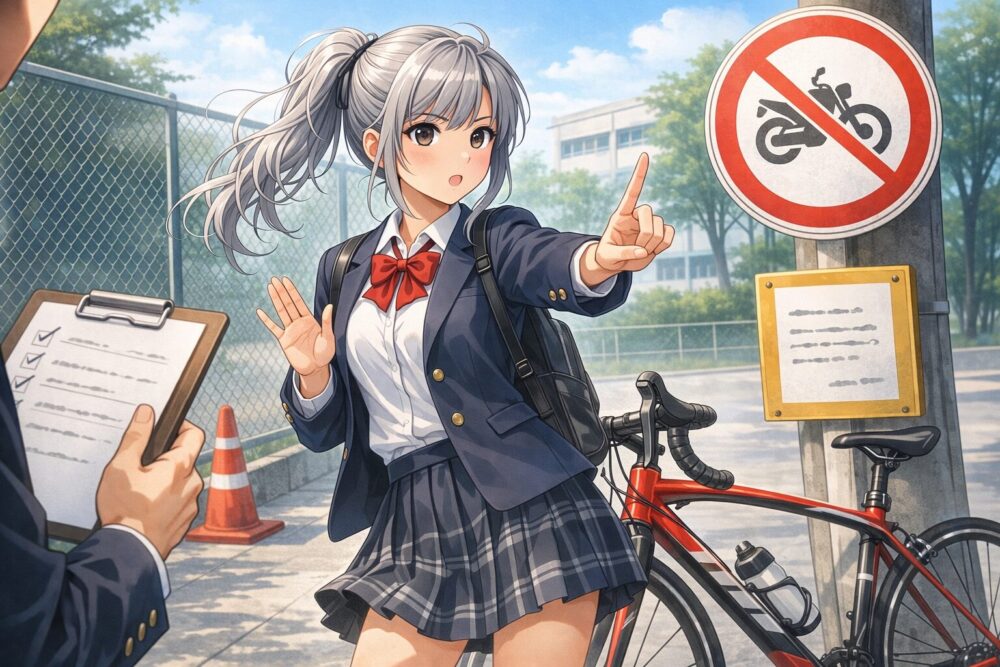 高校生が注意すべき校則とハンドル規制