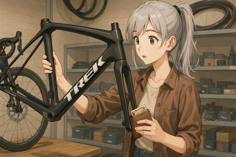 フレーム交換によるディスクブレーキ化の費用