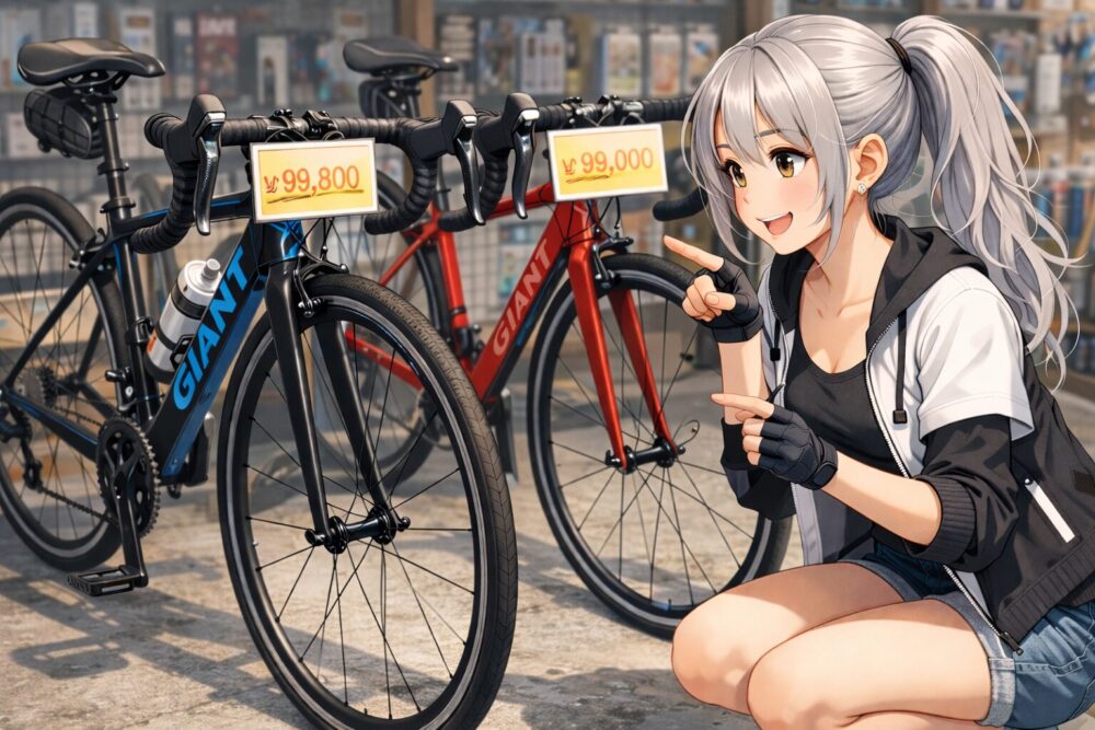 ジャイアントのロードバイクを10万予算で選ぶガイド