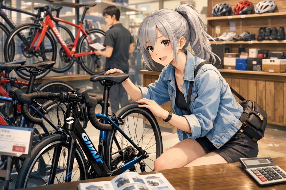 ジャイアントのロードバイクが10万超えの時の選択肢