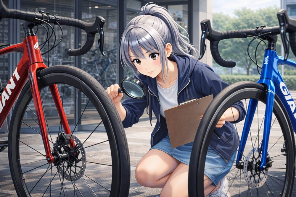 ジャイアントのロードバイクを型落ちで賢く選ぶ！性能差と注意点解説