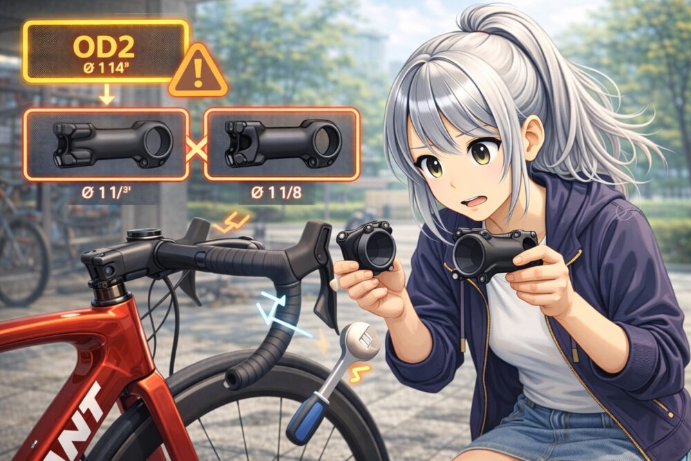 独自規格OD2のステム交換デメリット