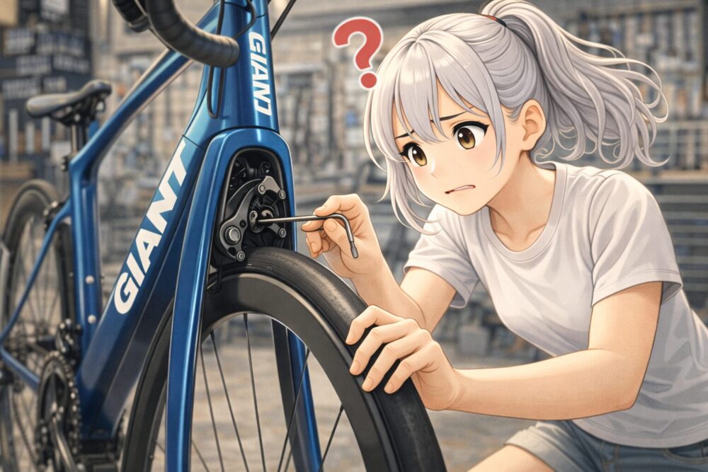 メンテナンス性に難がある特殊ブレーキ