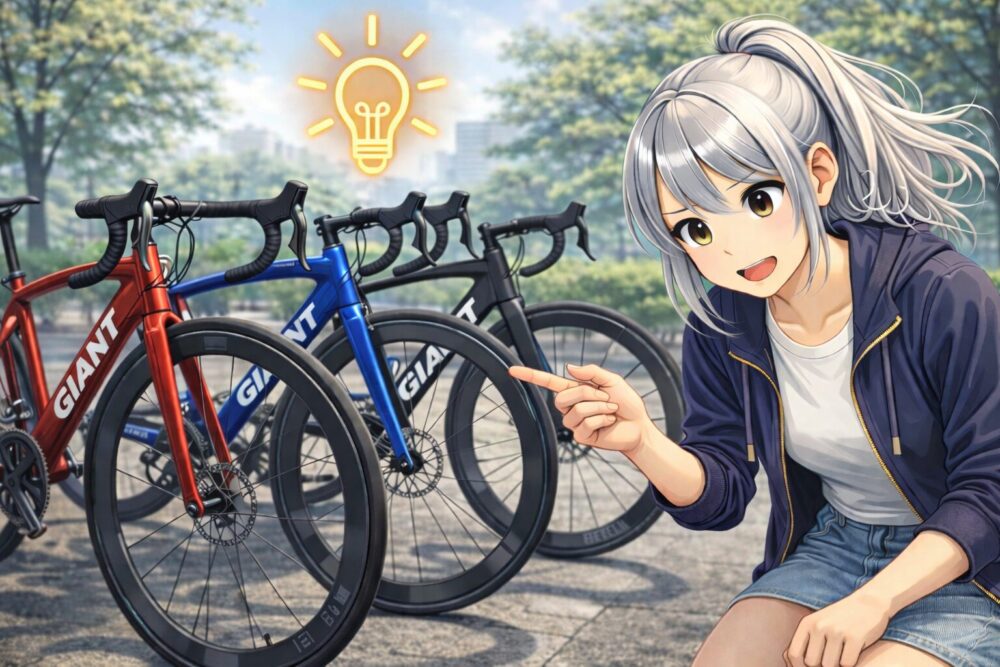 ジャイアントのロードバイクの型落ちまとめ