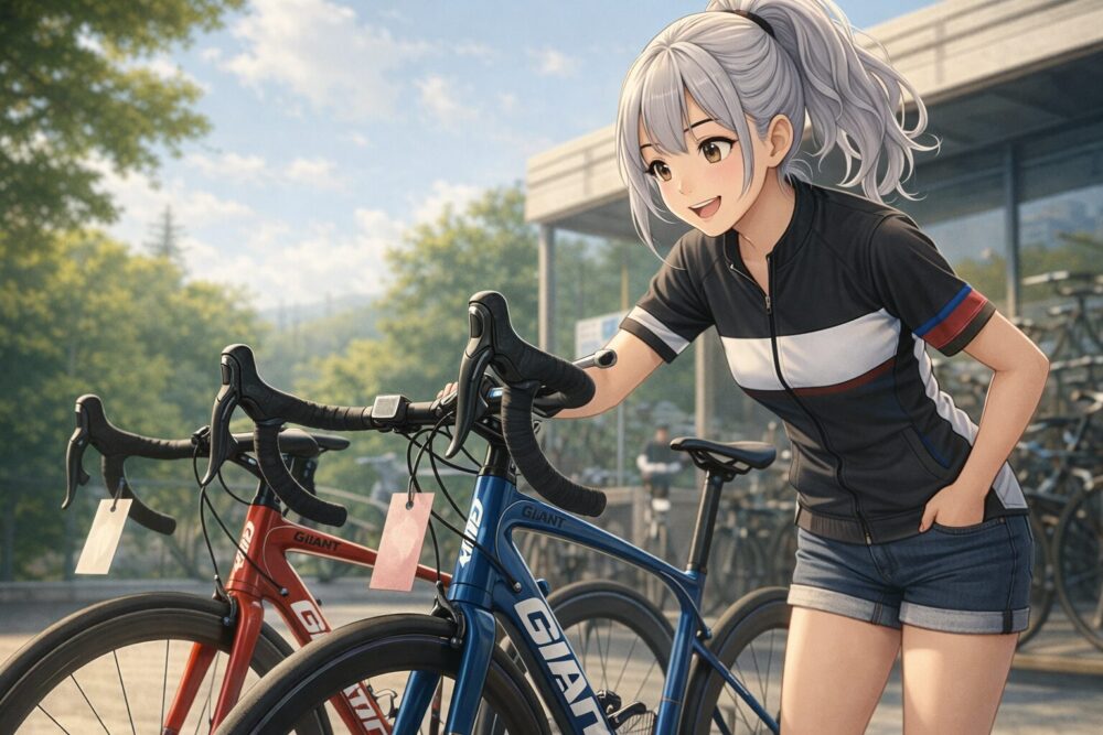ジャイアントのロードバイクを型落ちで選ぶ利点