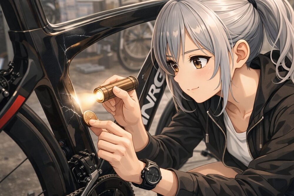 フレームのクラック診断と寿命を見極める方法