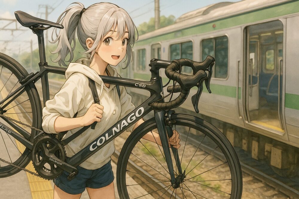 圧倒的な軽さと輪行におけるメリット