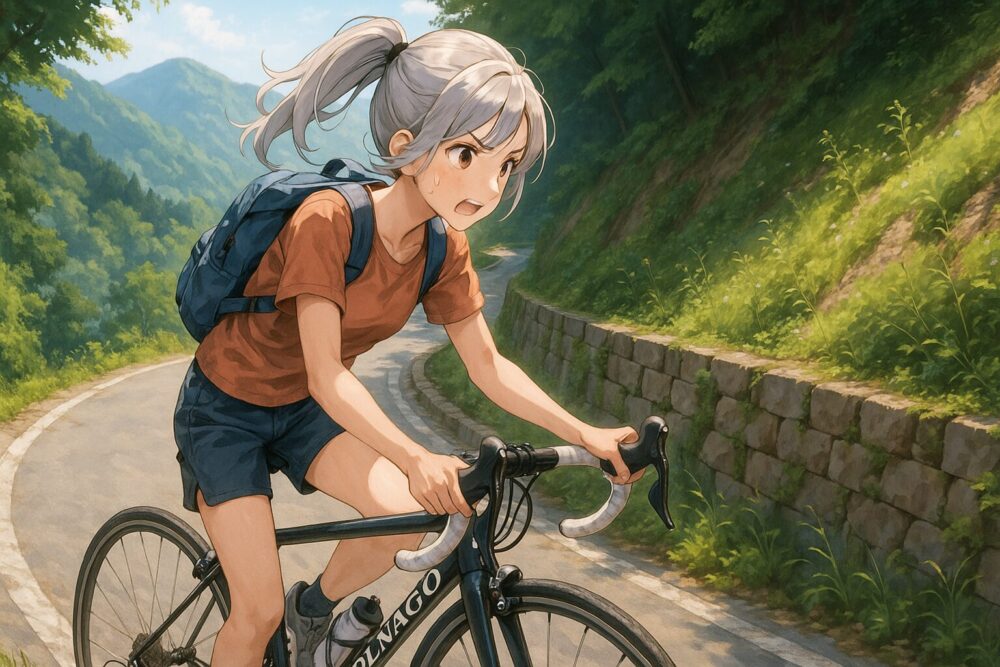 ヒルクライムで差がつく重量と制動性能