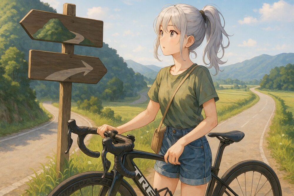 ヒルクライムや平坦など目的別の合わせ方