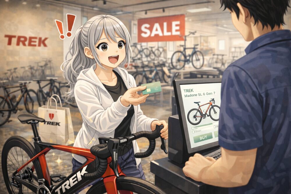 総括:トレックのロードバイクは型落ちが最適解か