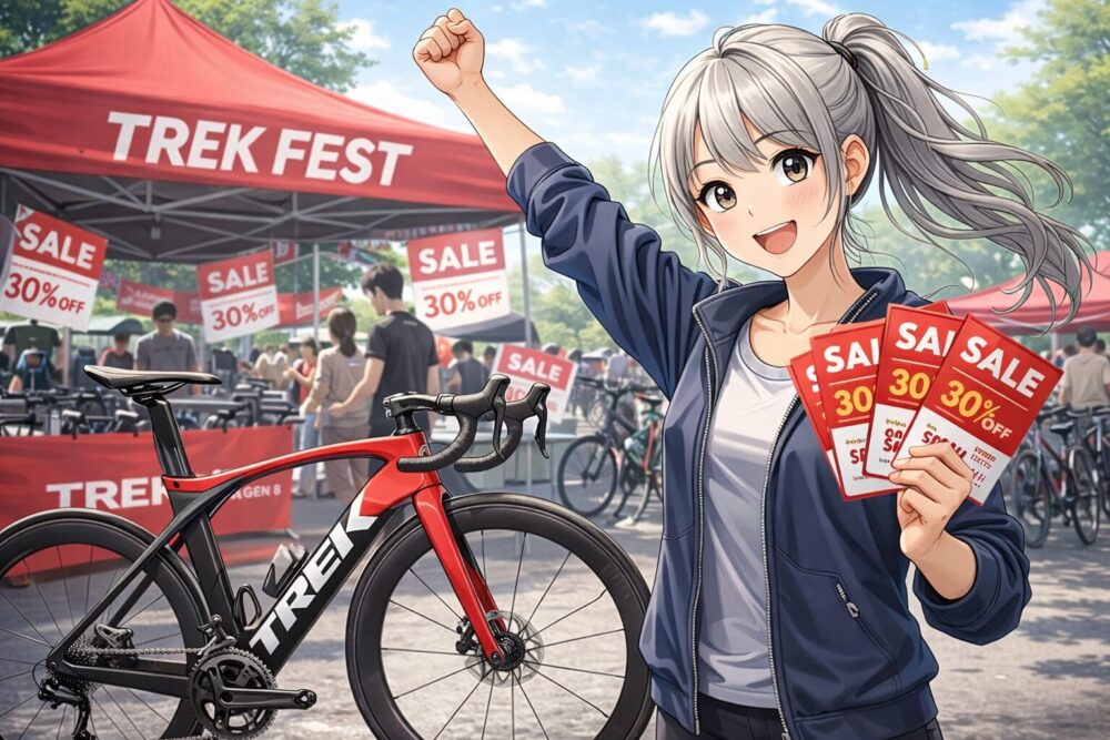 トレックフェストなどセール時期の活用法