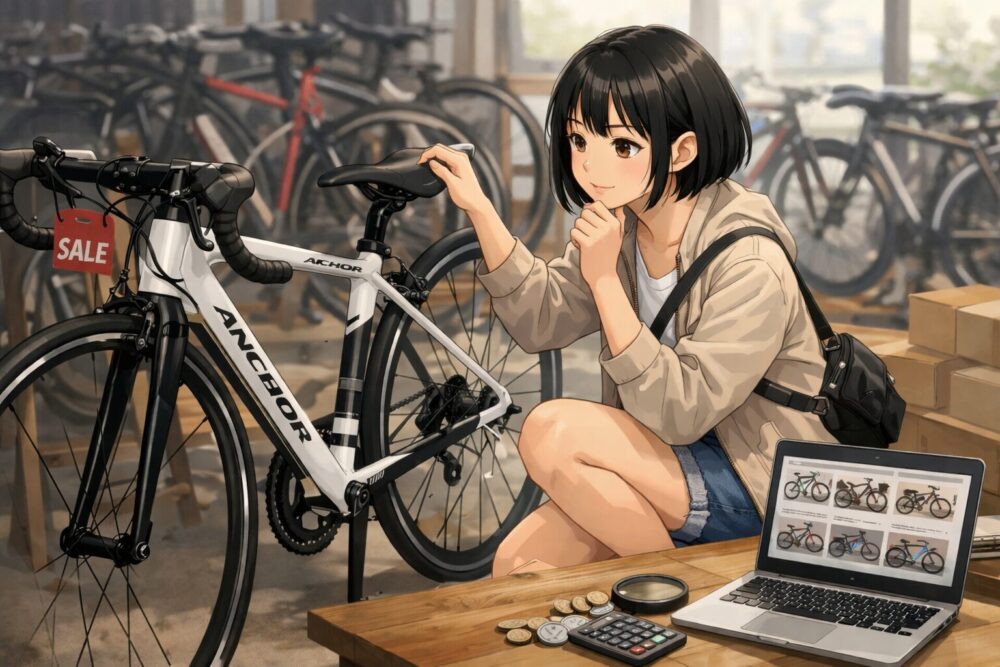 アンカーのロードバイクを型落ちで賢く選ぶ方法